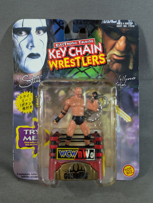 ★WCW★ ゴールドバーグ KEY CHAIN 1998 (ELECTRONIC TALKING)