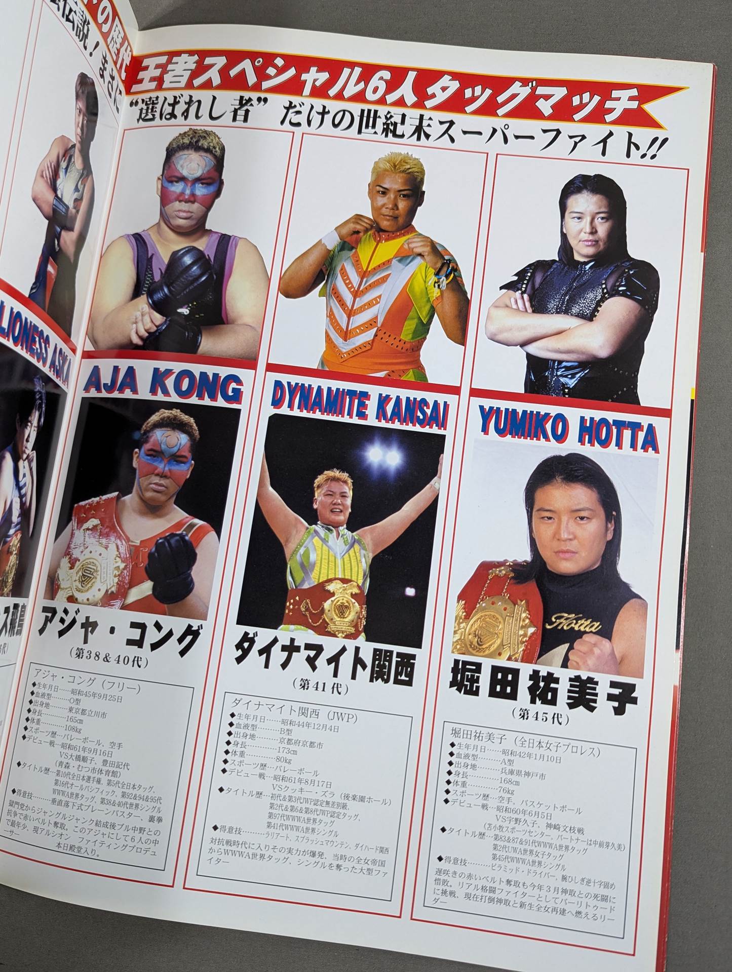 HALL OF FAME / 創立30周年記念大会 ”女子プロレス殿堂”への招待状