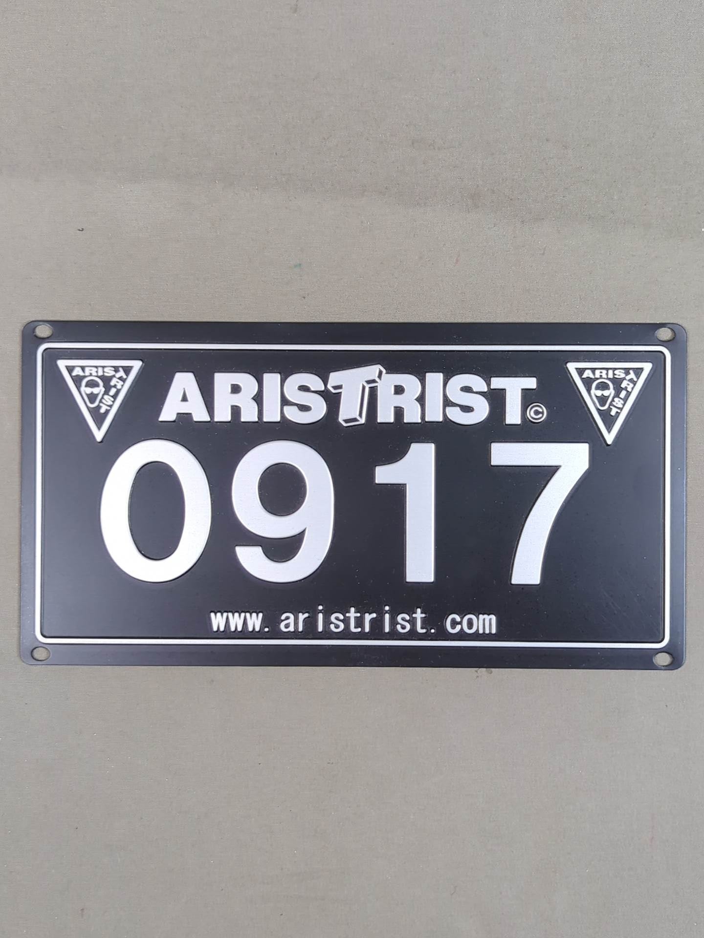 ★ARISTRIST★「0917」ナンバープレート