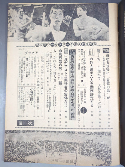 プロレス&ボクシング 1970年6月号増刊