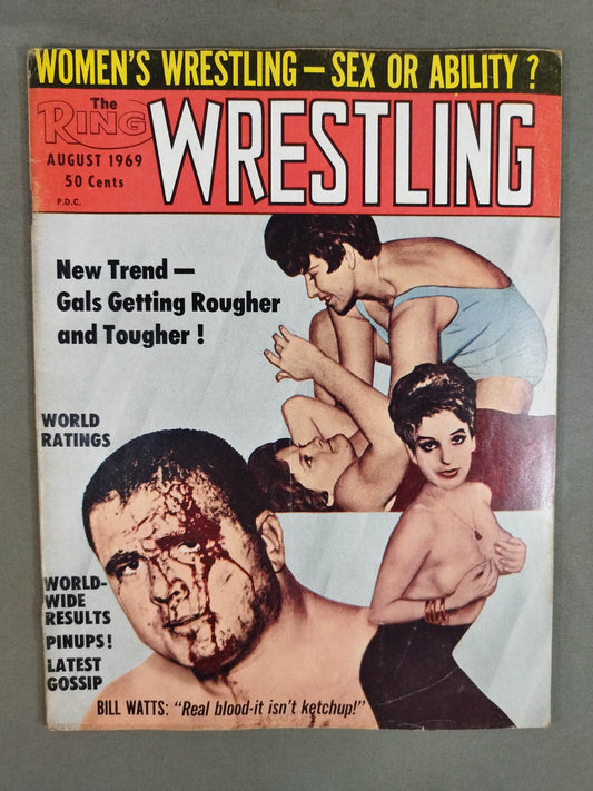 【The RING】 Wrestling  August 1969 issue