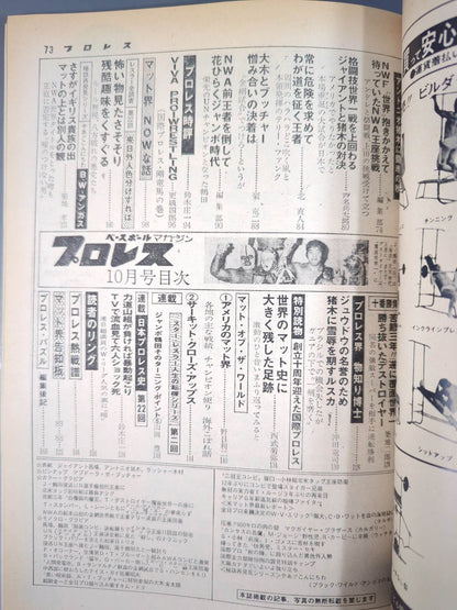 月刊プロレス 1976年10月号