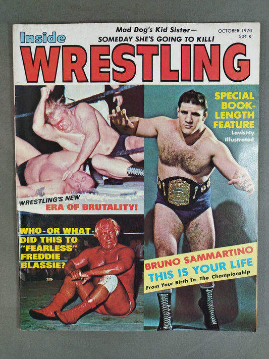 Inside Wrestling October 1970 issue