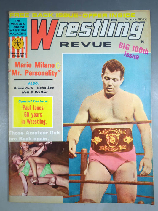 Wrestling REVUE 1970年9月号