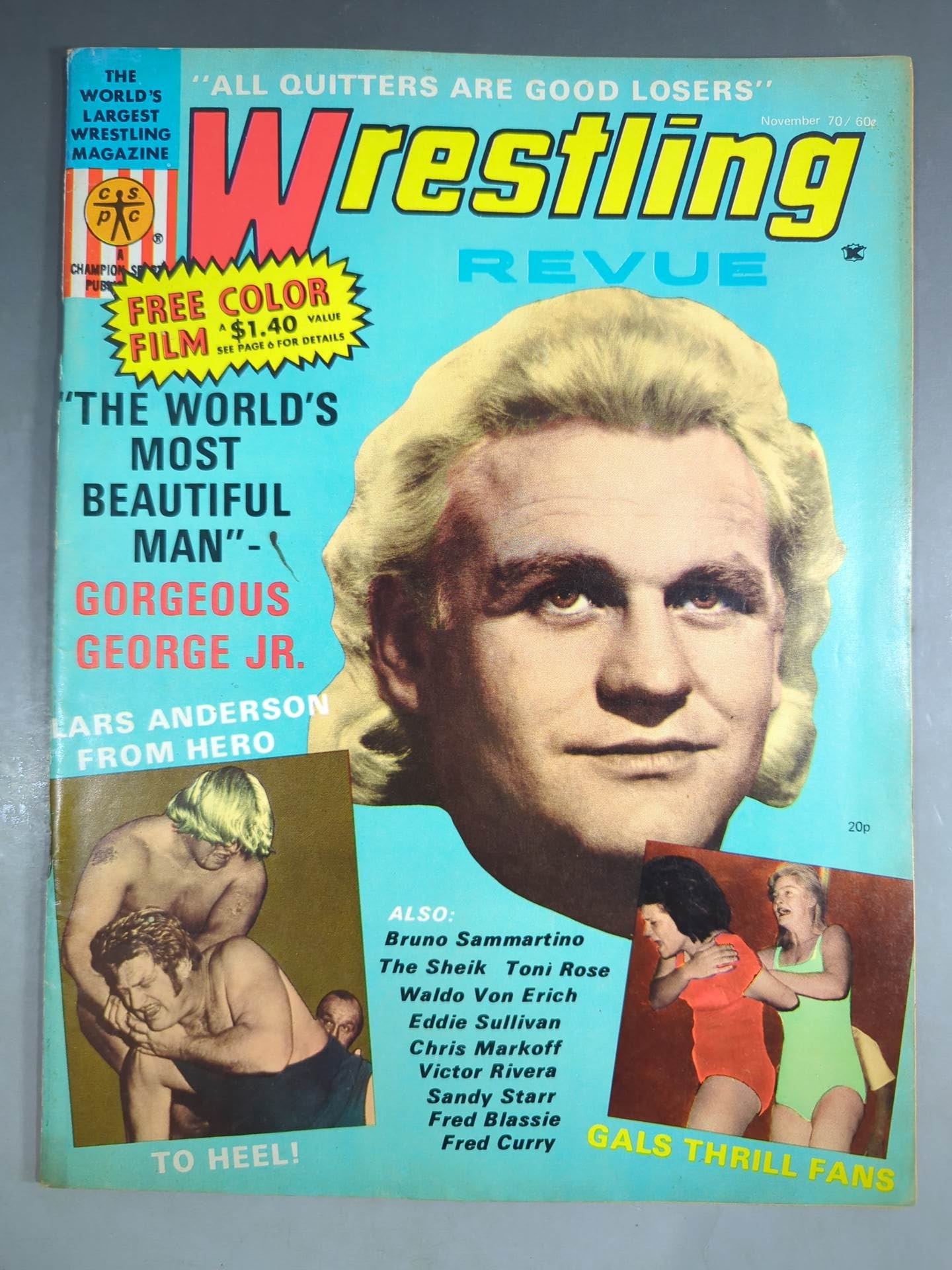 Wrestling REVUE 1970年11月号