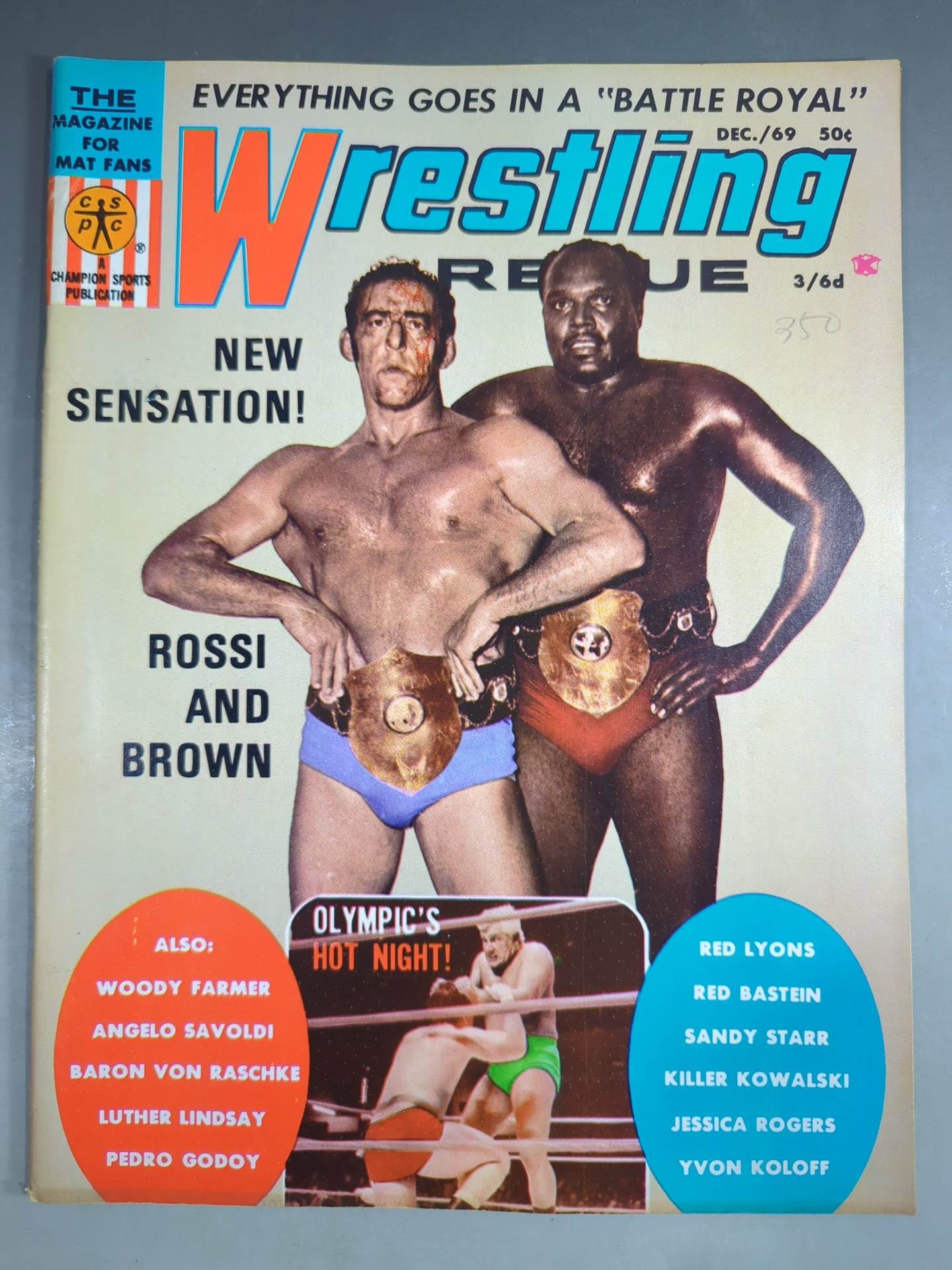 Wrestling REVUE 1969年12月号