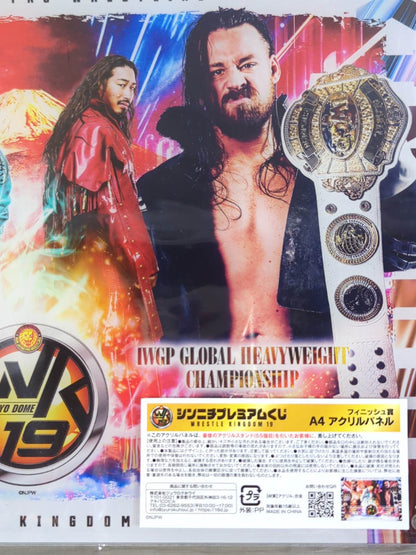 ★フィニッシュ賞★ WRESTLE KINGDOM 19 A4アクリルパネル