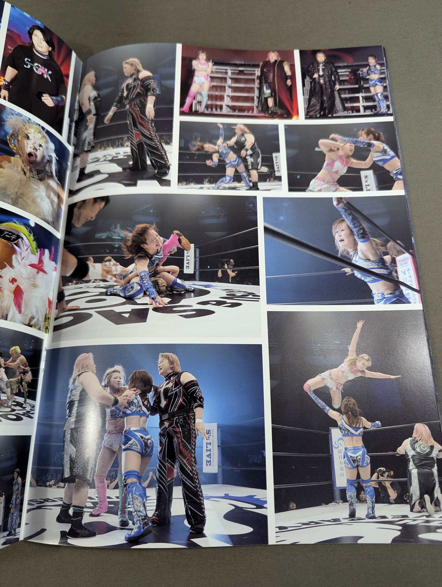 [2 fighters hand signed autograph Natsu & Saori are here. You're here. 10th Anniversary ~ Our Footprints ~ Tournament FOTO BOOK