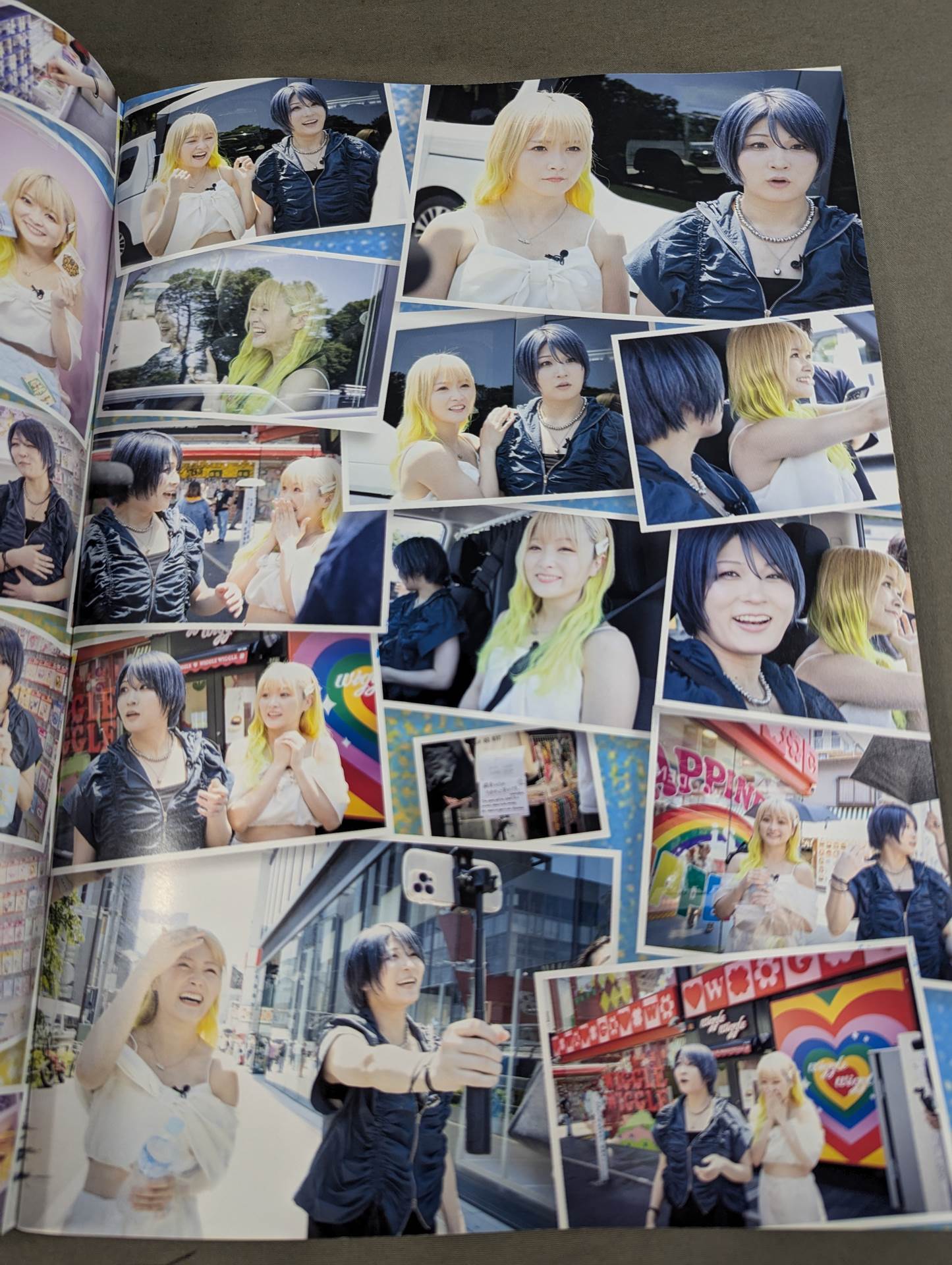 [2 fighters hand signed autograph Natsu & Saori are here. You're here. 10th Anniversary ~ Our Footprints ~ Tournament FOTO BOOK