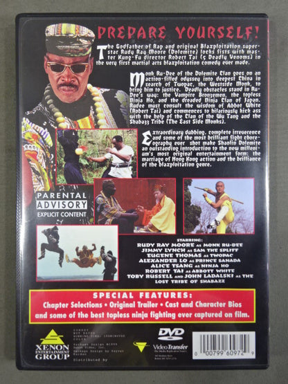 ★RUDY RAY MOORE★ SHAOLIN DOLEMITE THE MOVIE