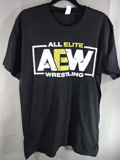 AEW ロゴTシャツ①(ブラック)