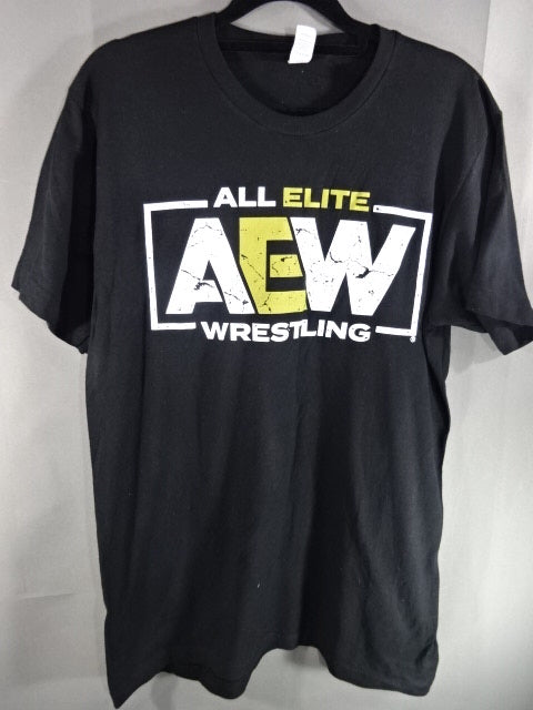 AEW ロゴTシャツ①(ブラック)