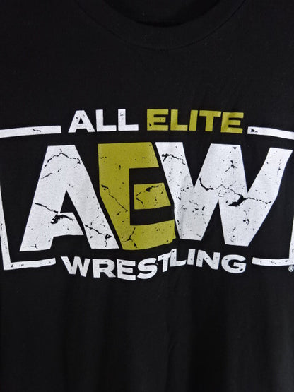 AEW ロゴTシャツ①(ブラック)