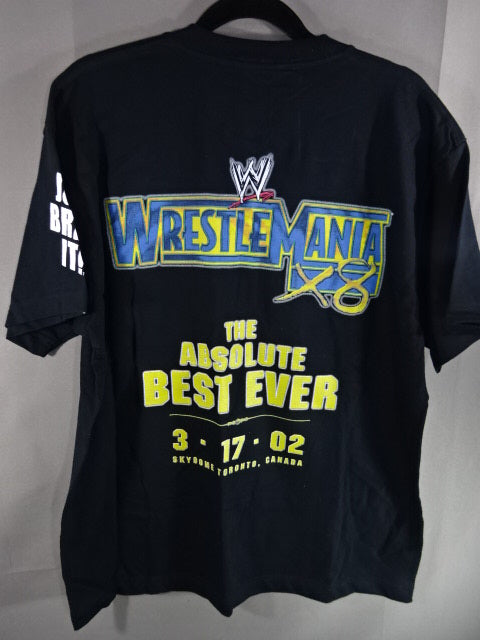 レッスルマニア18 ハリウッド・ハルク・ホーガンvsザ・ロック ピクチャーTシャツ(WWE)
