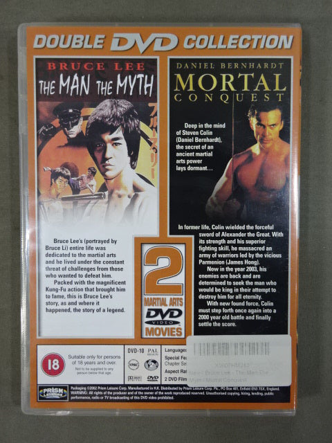★BRUCE LEE★ THE MAN THE MYTH / ★DANIEL BERNHARDT★ MORTAL CONQUEST