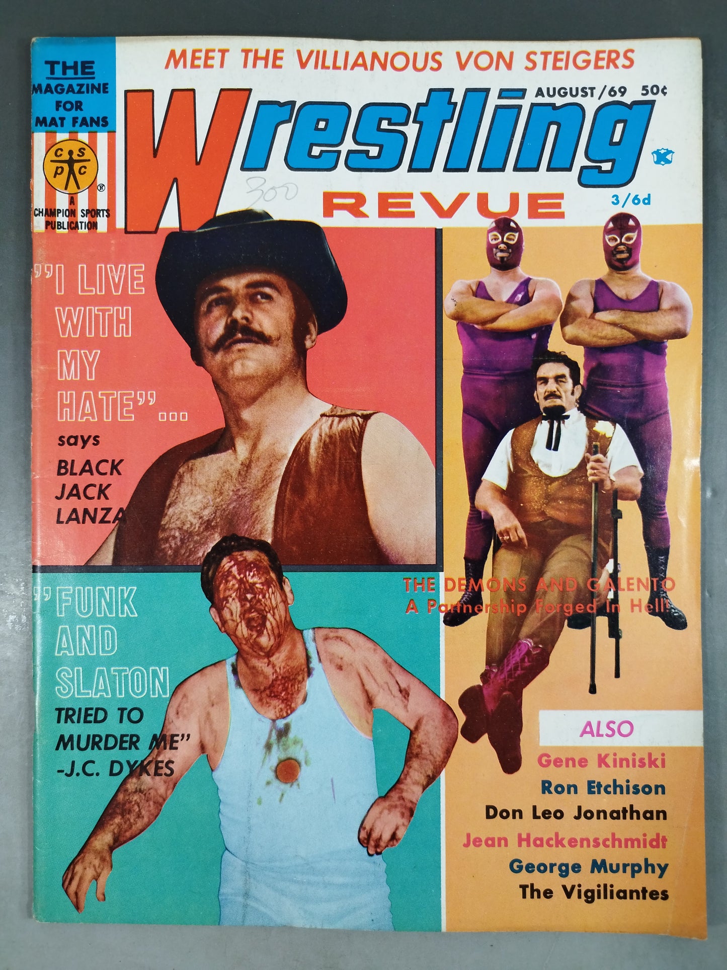 Wrestling REVUE 1969年8月号