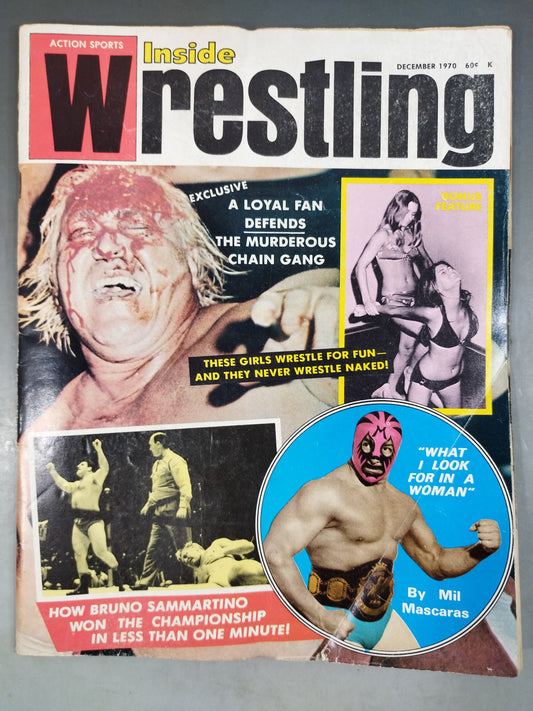 Inside Wrestling 1970年12月号