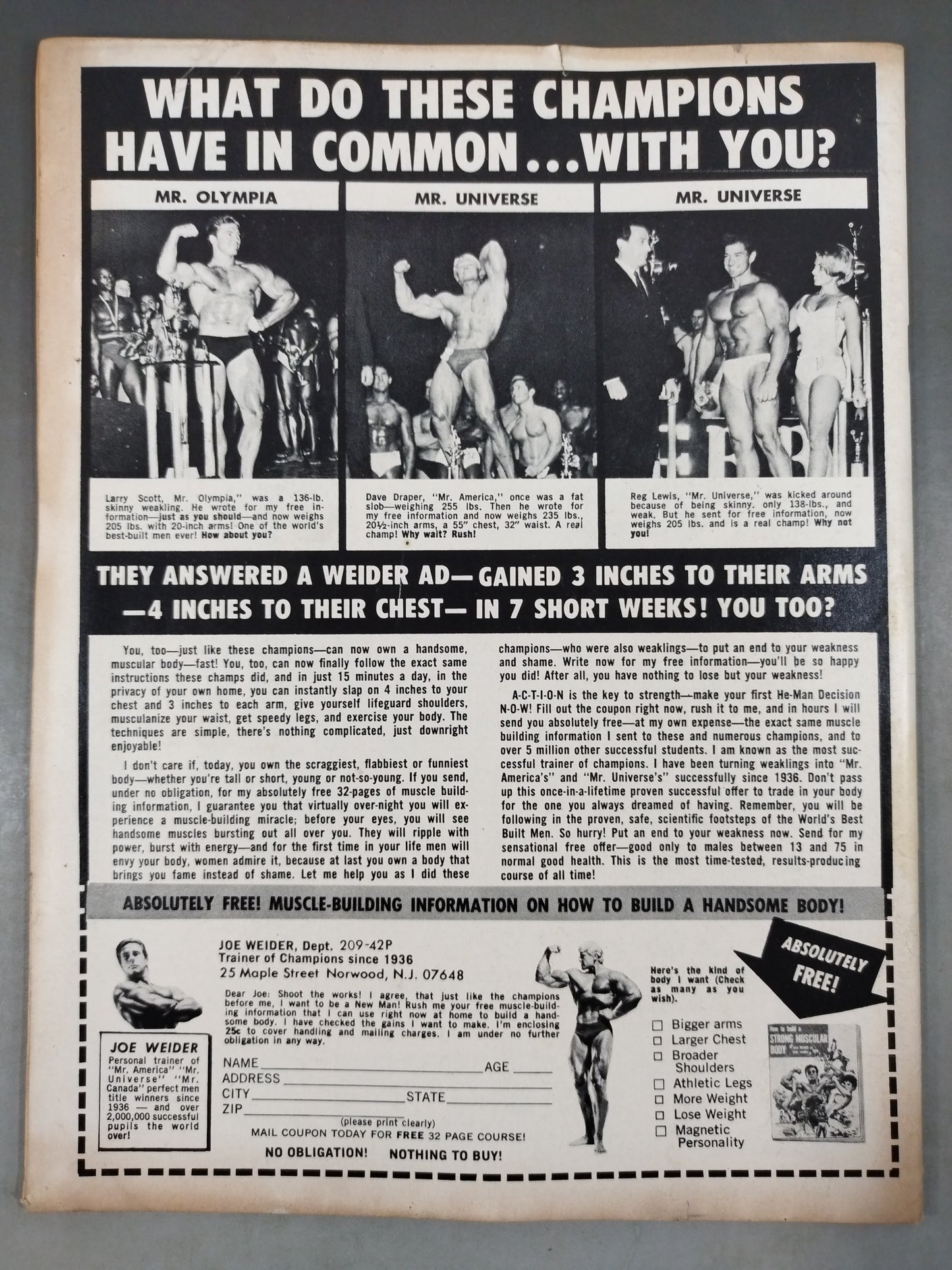 Inside Wrestling 1972年4月号
