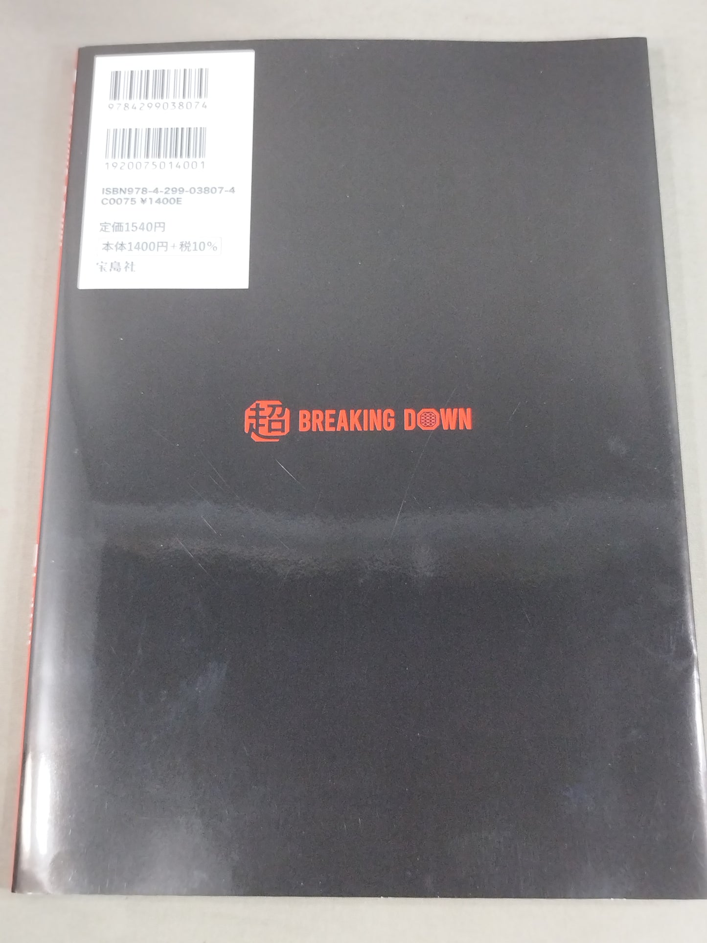 超BREAKING DOWN　ブレイキングダウン公式BOOK