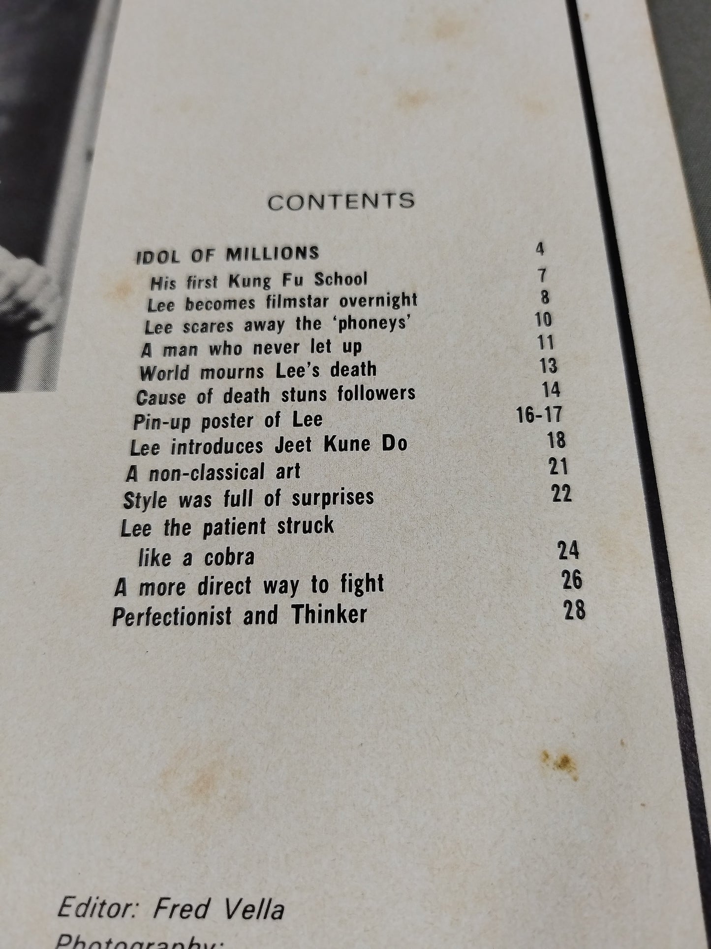 BRUCE LEE STORY IN PICTURES