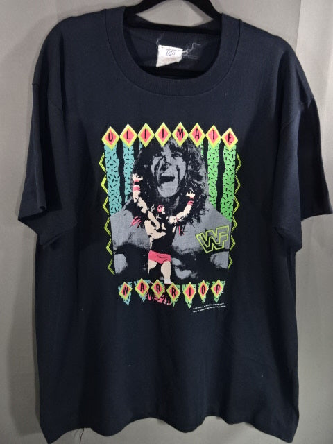 アルティメット・ウォリアー Tシャツ①(WWF/ブラック)