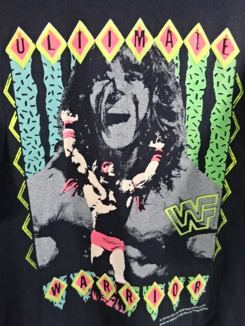 アルティメット・ウォリアー Tシャツ①(WWF/ブラック)