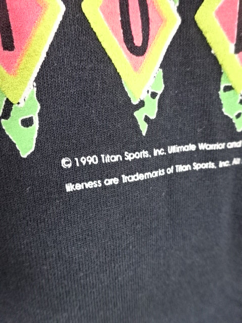 アルティメット・ウォリアー Tシャツ①(WWF/ブラック)