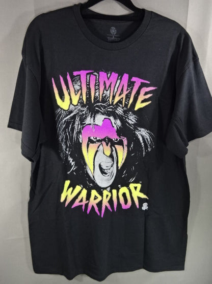アルティメット・ウォリアー ピクチャーTシャツ①(WWE/ブラック)