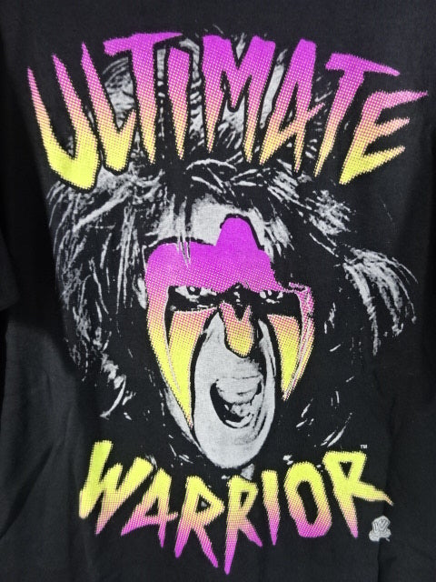 アルティメット・ウォリアー ピクチャーTシャツ①(WWE/ブラック)