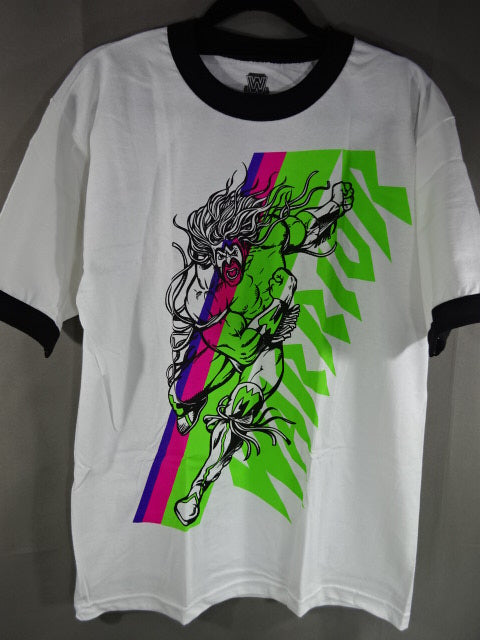 アルティメット・ウォリアー イラストTシャツ①(WWE/ホワイト)