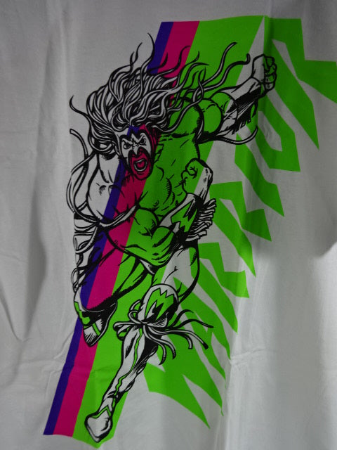 アルティメット・ウォリアー イラストTシャツ①(WWE/ホワイト)