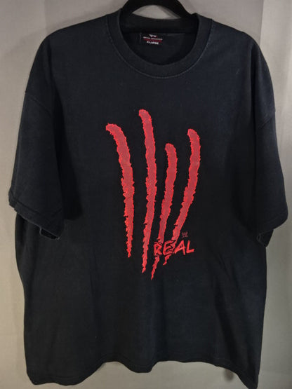 クリス・ベノワ 4 REAL Tシャツ①(ブラック)