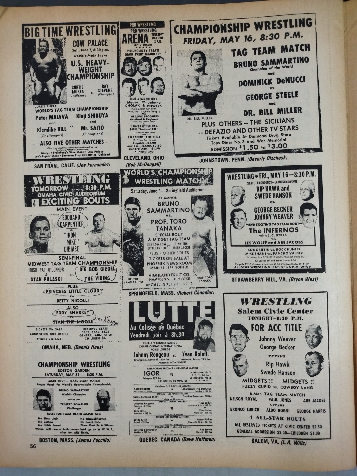 THE Wrestler 1969年11月号
