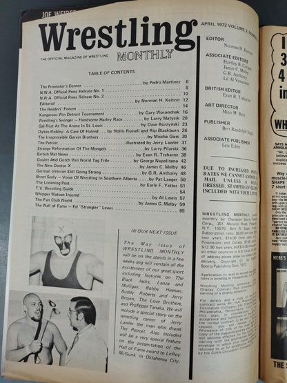 Wrestling MONTHLY 1972年4月号
