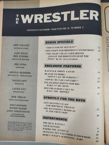 THE Wrestler 1968年10月号