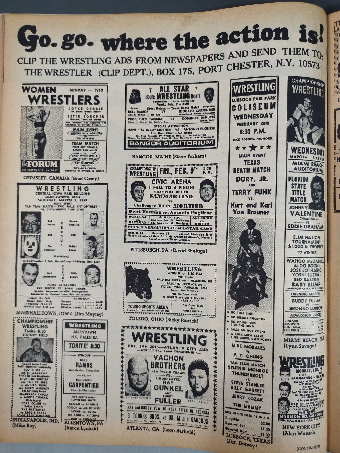 THE Wrestler 1968年10月号