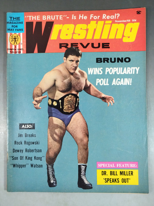Wrestling REVUE 1968年11月号