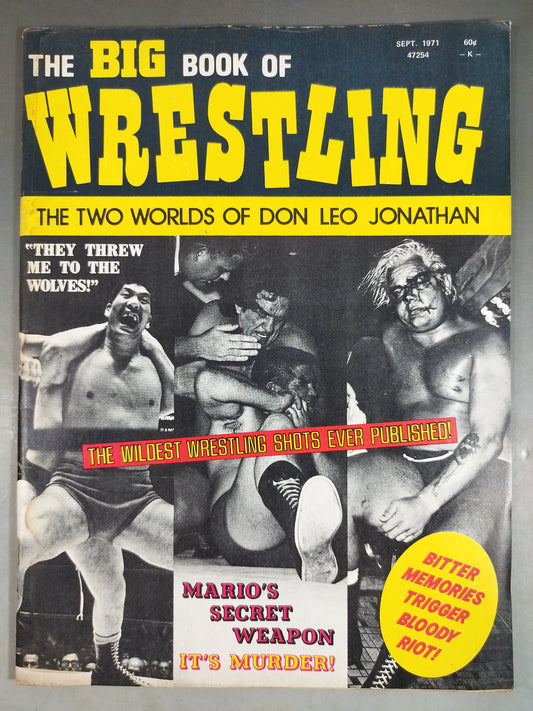 THE BIG BOOK OF WRESTLING 1971年9月号
