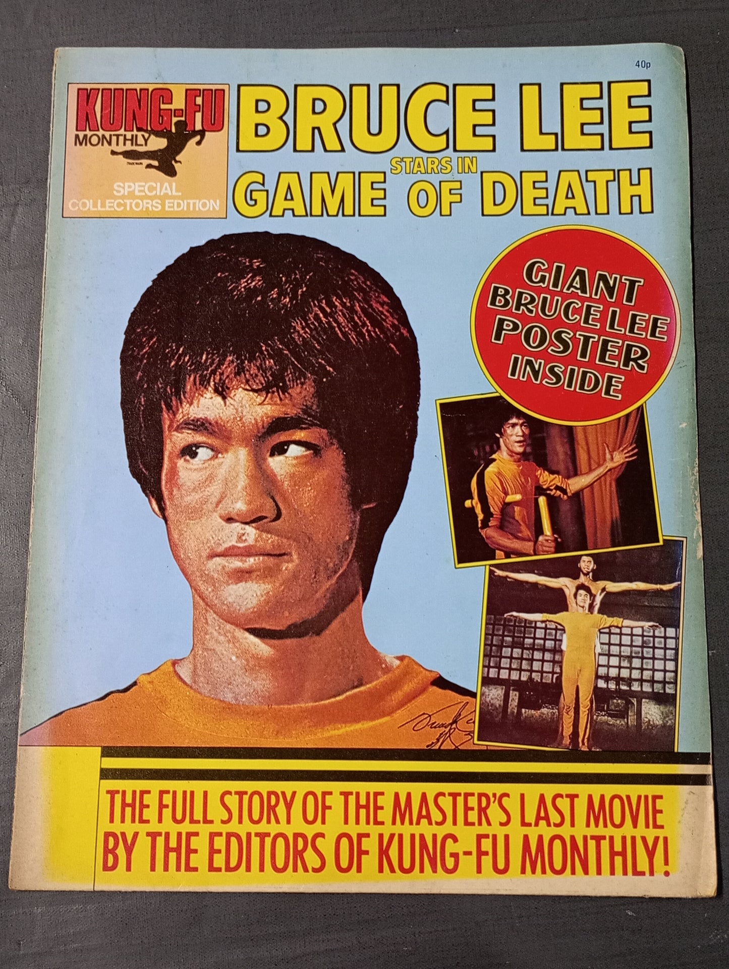 KUNG-FU MONTHLY SPECIAL COLLECTIORS EDITION BRUCE LEE STARS IN GAME OF DEATH