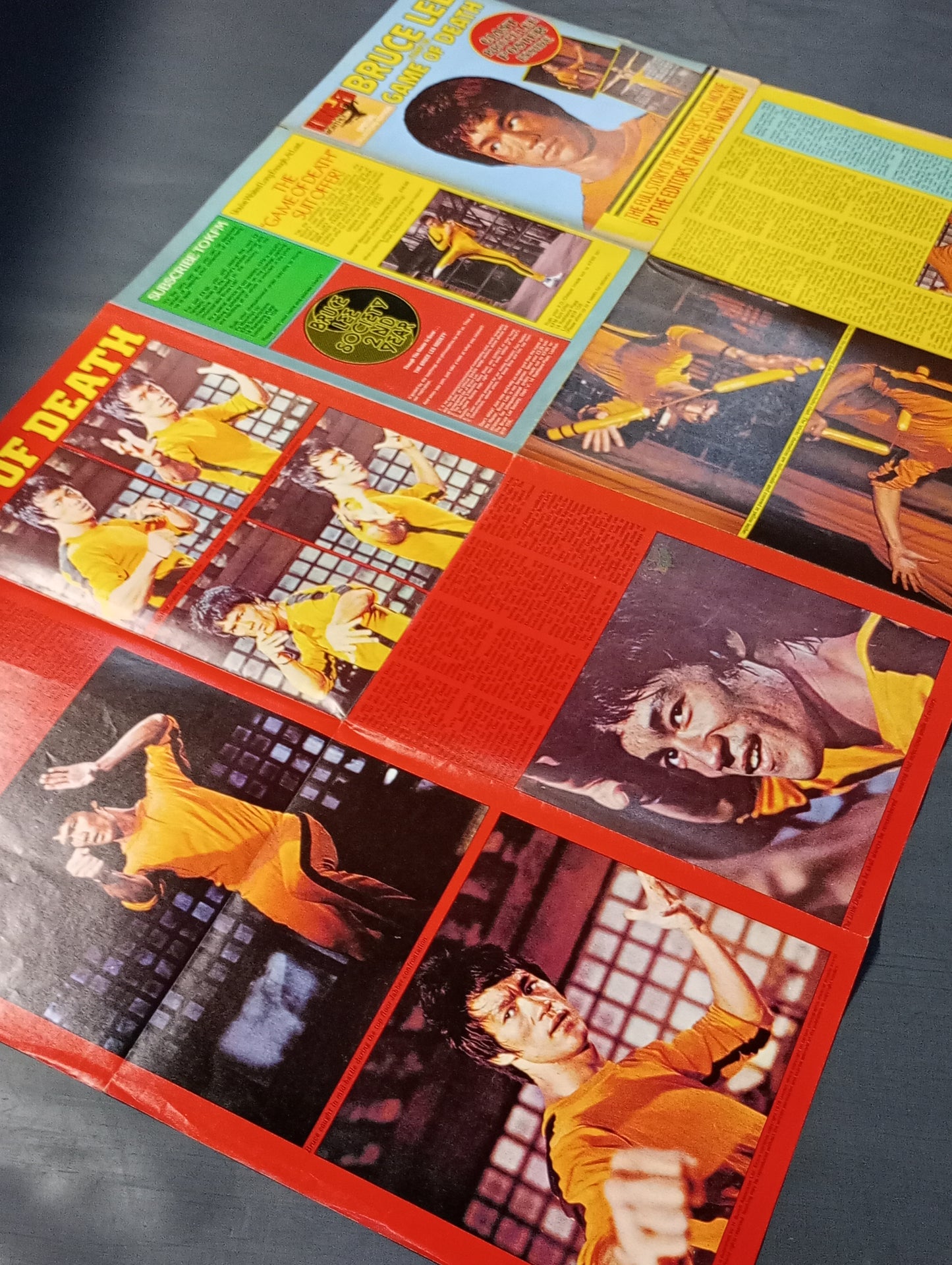 KUNG-FU MONTHLY SPECIAL COLLECTIORS EDITION BRUCE LEE STARS IN GAME OF DEATH