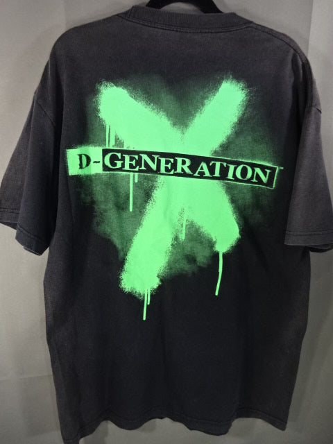D-GENERATION X ショーン・マイケルズ＆トリプルH ピクチャーTシャツ①(WWE / ブラック)