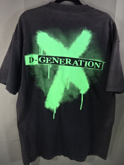 D-GENERATION X ショーン・マイケルズ＆トリプルH ピクチャーTシャツ①(WWE / ブラック)