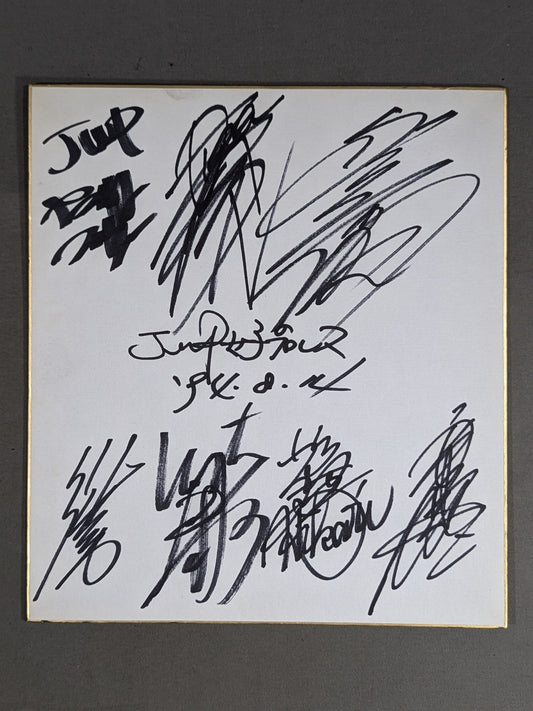 JWP 6選手寄せ書き