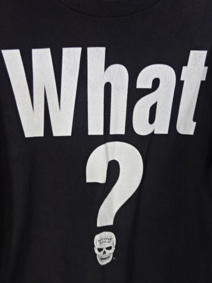 ストーン・コールド・スティーブ・オースチン What？ Tシャツ③(WWE / ブラック)