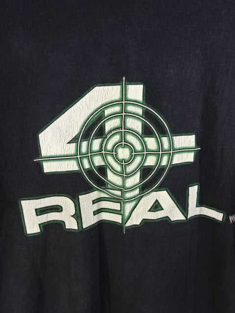クリス・ベノワ 4 REAL Tシャツ②(ブラック)