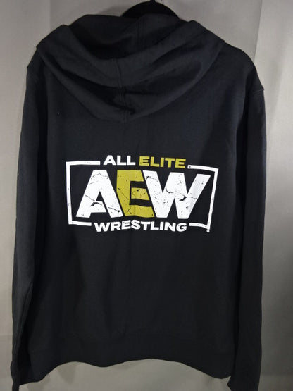 AEW プルオーバーパーカー①(ブラック)