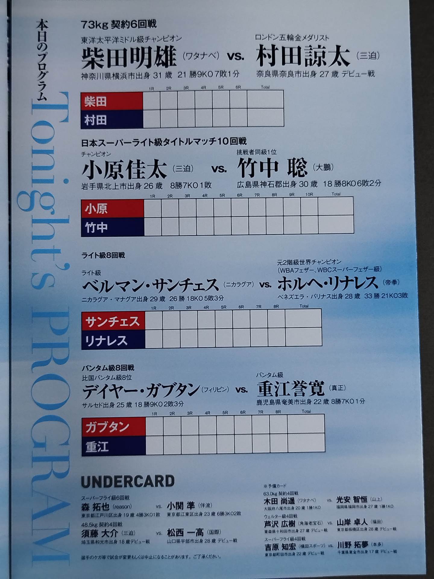 ★村田諒太 プロデビュー戦★ 柴田明雄vs村田諒太