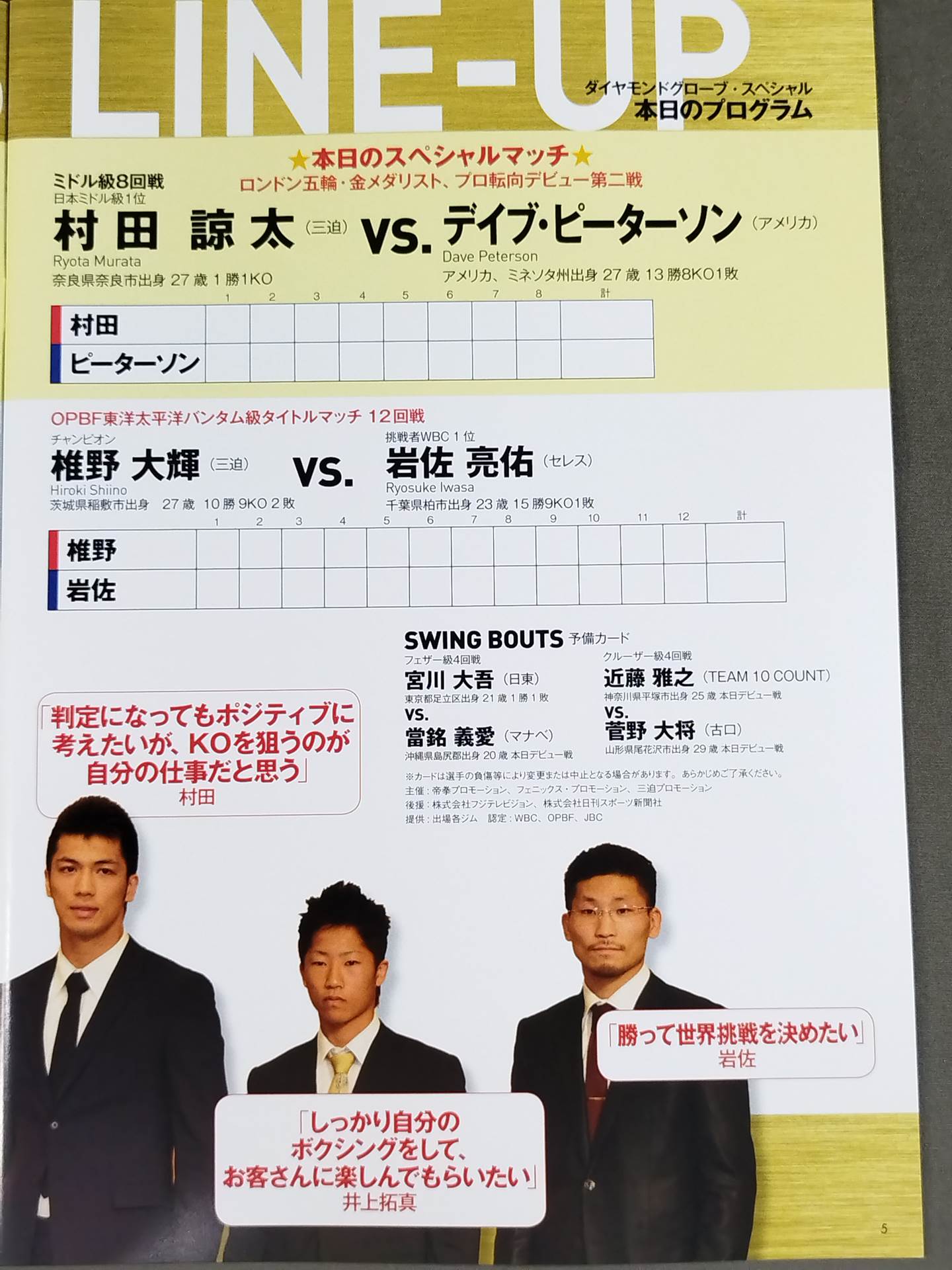 [WBC World Flyweight Title Match] Yaegashi Higashi vs Sosa