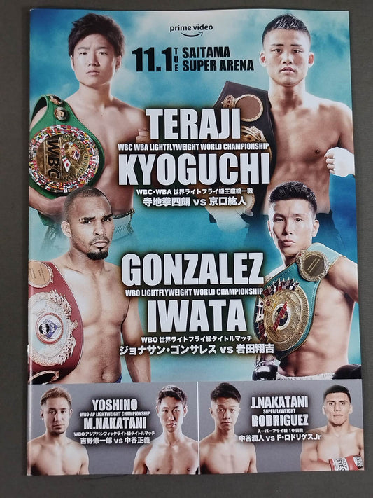 【WBA＆WBC統一戦】寺地拳四朗vs京口紘人