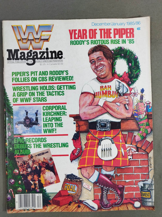 WWF MAGAZINE 1985年12月号/1986年1月号